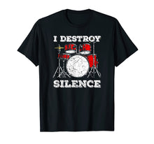Load image into Gallery viewer, Drum Kit T-Shirt Percussionist Drummer Quote Apparel T-Shirt
