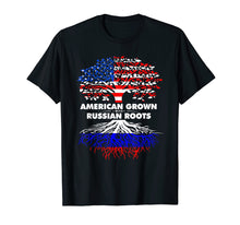 Load image into Gallery viewer, Funny shirts V-neck Tank top Hoodie sweatshirt usa uk au ca gifts for Russia Roots US Flag Gift Souvenir T-Shirt 1711135