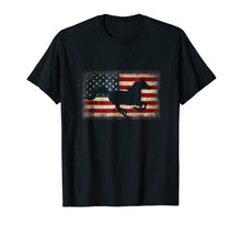 Load image into Gallery viewer, Funny shirts V-neck Tank top Hoodie sweatshirt usa uk au ca gifts for Patriotic American Flag Horse Lover Racing Riding T-shirt 1000049