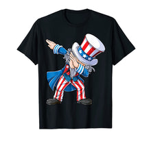 Load image into Gallery viewer, 4th of july shirts for kids Dabbing Uncle Sam Boys Men Gifts 209656