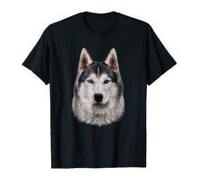 Load image into Gallery viewer, Funny shirts V-neck Tank top Hoodie sweatshirt usa uk au ca gifts for Siberian Husky Dog Face, T-Shirt 1551432