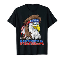 Load image into Gallery viewer, Funny shirts V-neck Tank top Hoodie sweatshirt usa uk au ca gifts for Eagle Mullet Merica Shirt Men 4th of July American Flag USA 483510