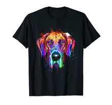 Load image into Gallery viewer, Splash Art Great Dane T-Shirt | Dane Puppy Lover Gifts