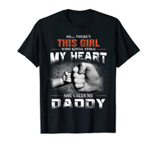 Load image into Gallery viewer, Funny shirts V-neck Tank top Hoodie sweatshirt usa uk au ca gifts for Daughter Who kinda Stole My Heart She Calls Me Daddy Shirts 2104486