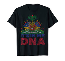 Load image into Gallery viewer, Funny shirts V-neck Tank top Hoodie sweatshirt usa uk au ca gifts for Haitian It is in my DNA Flag Shirt 830796