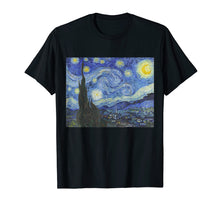 Load image into Gallery viewer, Funny shirts V-neck Tank top Hoodie sweatshirt usa uk au ca gifts for The Starry Night by Vincent Van Gogh | Famous Painting Shirt 352640