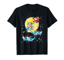 Load image into Gallery viewer, Santa Claus Riding Shark Christmas Tshirt Funny Xmas Gifts 852272