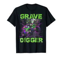 Load image into Gallery viewer, Grave Green Digger T-Shirt Monster Truck Shirt Tee Kids