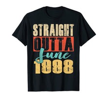 Load image into Gallery viewer, Funny shirts V-neck Tank top Hoodie sweatshirt usa uk au ca gifts for Straight Outta JUNE 1998 21st Awesome Birthday T-Shirt Gifts 3960033
