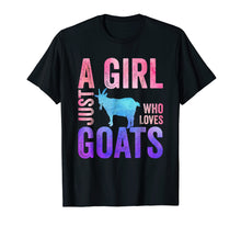 Load image into Gallery viewer, Funny shirts V-neck Tank top Hoodie sweatshirt usa uk au ca gifts for Just A Girl Who Loves Goats T-Shirt Goat Watercolor Gifts 2668195