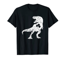 Load image into Gallery viewer, Dinosaur Shamrock Green St Patrick's Day Gifts Boys Kids T-Shirt-2466370
