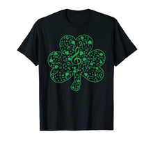 Load image into Gallery viewer, Shamrock Music Teacher Happy St Patrick's Day Irish Gifts TShirt491693