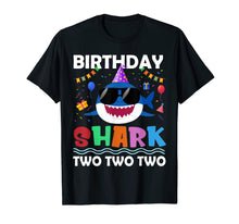 Load image into Gallery viewer, 2nd Birthday Boy Shark Matching Party Gifts for Kids Shirt-252879