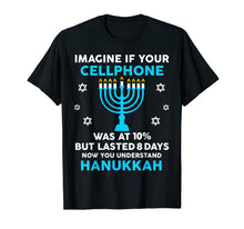 Load image into Gallery viewer, Funny Hanukkah Gifts Cellphone Chanukkah T-Shirt-151045