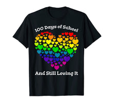 Load image into Gallery viewer, Funny 100th Day Of School Shirt Teacher Heart Valentine Day T-Shirt-2232335