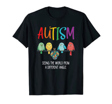 Load image into Gallery viewer, Autism Awareness Cute Owl Color Puzzles autism T-Shirt kids T-Shirt-247605