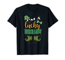 Load image into Gallery viewer, I'm A Lucky Lunch Lady Leprechaun Funny St Patricks Day Gift T-Shirt-4090622