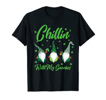 Load image into Gallery viewer, Chillin With My Gnomies Plaid St Patricks Day Gifts T-Shirt-5896071