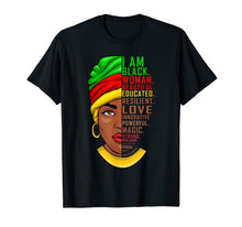 Load image into Gallery viewer, Women Black History Month shirt for women Afro African Gift T-Shirt-2435851