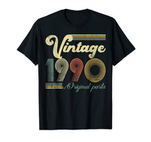 Load image into Gallery viewer, 30 Years Old - Made in 1990 - Vintage 30th Birthday T-Shirt-80177