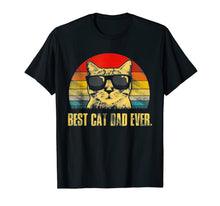 Load image into Gallery viewer, Mens Best Cat Dad Ever T-Shirt Funny Cat Dad Father T-Shirt-1469806
