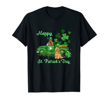 Load image into Gallery viewer, Cocker Spaniel Riding Green Truck St Patrick's Day Gifts T-Shirt-1276226