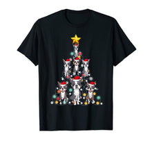 Load image into Gallery viewer, Santa Boston Terrier Christmas Tree Light T-Shirt-344835