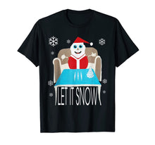 Load image into Gallery viewer, Cocaine Santa let it snow christmas sweater T-Shirt-177453