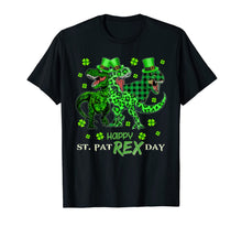 Load image into Gallery viewer, St Patricks HAPPY ST PAT-REX DAY Gift for Dinosaurs lover T-Shirt-1135825