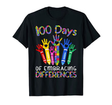 Load image into Gallery viewer, 100 Days Of Embracing Differences IEP 100th Day Of School T-Shirt-2025123