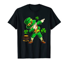 Load image into Gallery viewer, Funny Dabbing Leprechaun Saint Patrick's Day Shamrock Gifts TShirt291473