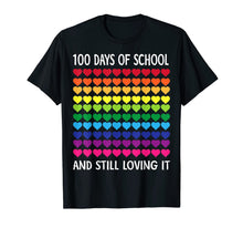 Load image into Gallery viewer, Heart Love 100 Days Of School Shirt Teacher Boy Girl Gift T-Shirt-472547