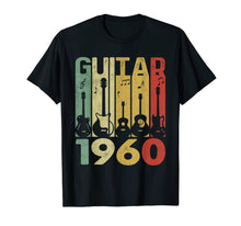 Load image into Gallery viewer, Distressed Vintage Guitar 1960 60th Birthday Gifts Guitarist T-Shirt-5350111