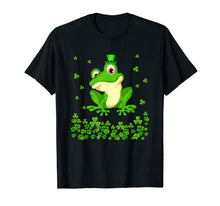 Load image into Gallery viewer, Funny Frog St Patricks Day Shirt Women Irish Frog T-Shirt-922046