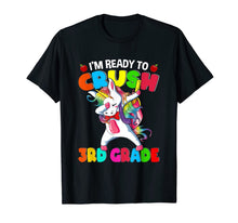 Load image into Gallery viewer, 3rd Grade Dabbing Unicorn Back to School Shirt Girls Gift T-Shirt 109728