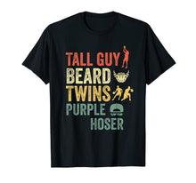 Load image into Gallery viewer, Perfect gift for kids dude-TALL GUY BEARD TWINS PURPLE HOSER T-Shirt-446879