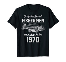 Load image into Gallery viewer, Gift for 50 Year Old: Fishing Fisherman 1970 50th Birthday T-Shirt-436139