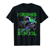 Load image into Gallery viewer, I Crushed 100 Days Of School Monster Truck Kids Boys T-Shirt-901002