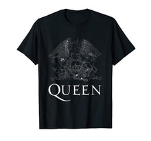 Load image into Gallery viewer, Queen Official Classic Crest Logo White T-Shirt 58454