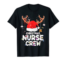 Load image into Gallery viewer, Funny shirts V-neck Tank top Hoodie sweatshirt usa uk au ca gifts for Christmas Nurse Crew Santa Hat Reindeer Merry Christmas gift T-Shirt 266284