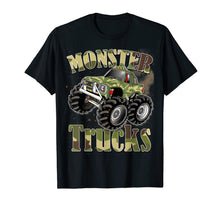 Load image into Gallery viewer, Monster Trucks T Shirt Funny Camouflage Birthday Gift T-Shirt-173494