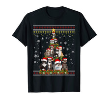 Load image into Gallery viewer, Funny Christmas Tree Cats Merry Christmas Ugly Sweater Gifts T-Shirt-3127700