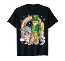 Load image into Gallery viewer, Cat Unicorn Leprechaun St Patricks Day Women Caticorn Beer TShirt262862