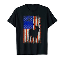 Load image into Gallery viewer, Hunting Flag Bow Archery Bow Patriotic Gifts Deer Hunter T-Shirt-1311456