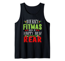 Load image into Gallery viewer, Funny shirts V-neck Tank top Hoodie sweatshirt usa uk au ca gifts for Merry Fitmas and A Happy New Rear Christmas Fitness Workout Tank Top 494881