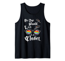 Load image into Gallery viewer, No One Should Live In A Closet LGBT Gay Pride Rainbow LGBTQ Tank Top 28759