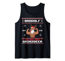 Load image into Gallery viewer, Funny shirts V-neck Tank top Hoodie sweatshirt usa uk au ca gifts for Brodolf The Red Nose Gainzdeer Gym Ugly Christmas Sweater Tank Top 122506