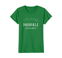 Load image into Gallery viewer, Funny shirts V-neck Tank top Hoodie sweatshirt usa uk au ca gifts for Nashville Tennessee Shirt - Downtown Skyline Calligraphy Tee 1879498