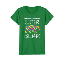 Load image into Gallery viewer, Sister Bear Autism Awareness Arrow Love Family Gifts Tshirt