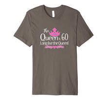 Load image into Gallery viewer, Funny shirts V-neck Tank top Hoodie sweatshirt usa uk au ca gifts for Funny Womens 60th Birthday Gift T-Shirt - The Queen is 60! 551331